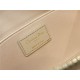 Dior DREAM POUCH Cannage Cotton with Micropearl Embroidery Beige High