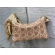 Dior DREAM POUCH Cannage Cotton with Micropearl Embroidery Beige High