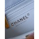 Chanel MINI FLAP BAG AS4384 Lambskin & Gold-Tone Metal Blue High