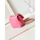 Chanel MINI FLAP BAG AS4384 Lambskin & Gold-Tone Metal Pink High