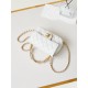 Chanel MINI FLAP BAG AS4385 Lambskin & Gold-Tone Metal White High