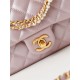 Chanel MINI FLAP BAG AS4385 Lambskin & Gold-Tone Metal Pink High