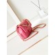 Chanel MINI FLAP BAG AS4385 Lambskin & Gold-Tone Metal Pink High