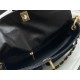 Chanel Hobo handbag AS4743 Shiny calfskin & gold-tone metal Black High