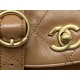 Chanel Hobo handbag AS4743 Shiny calfskin & gold-tone metal Caramel High