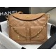 Chanel Large Hobo handbag As4668 Shiny calfskin & gold-tone metal Caramel High