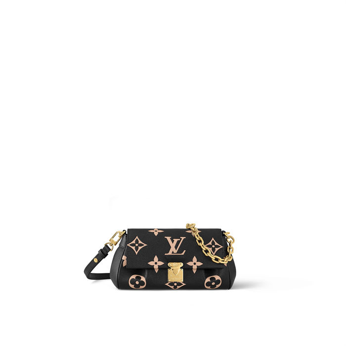 Louis Vuitton FAVORITE Monogram Empreinte Black/Beige M45859 Top