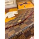 Louis Vuitton Felicie Pochette Chain Wallet Damier Ebene Canvas N63032 Top