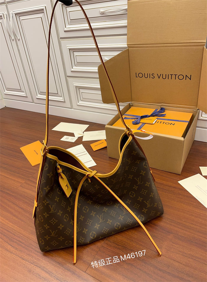 Louis Vuitton CARRYALL MM Monogram coated canvas M46197 Top