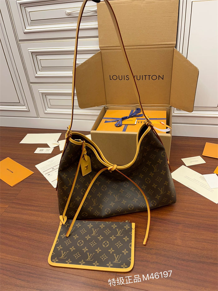 Louis Vuitton CARRYALL MM Monogram coated canvas M46197 Top