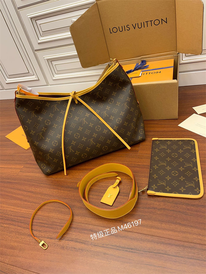 Louis Vuitton CARRYALL MM Monogram coated canvas M46197 Top