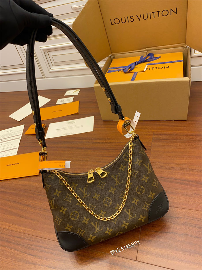 Louis Vuitton Boulogne Bag Monogram coated canvas M45831 Top