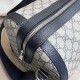 Gucci Savoy medium duffle bag 681295 GG Supreme canvas Blue High