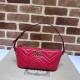 GG Marmont shoulder bag Leather 739166 Red High