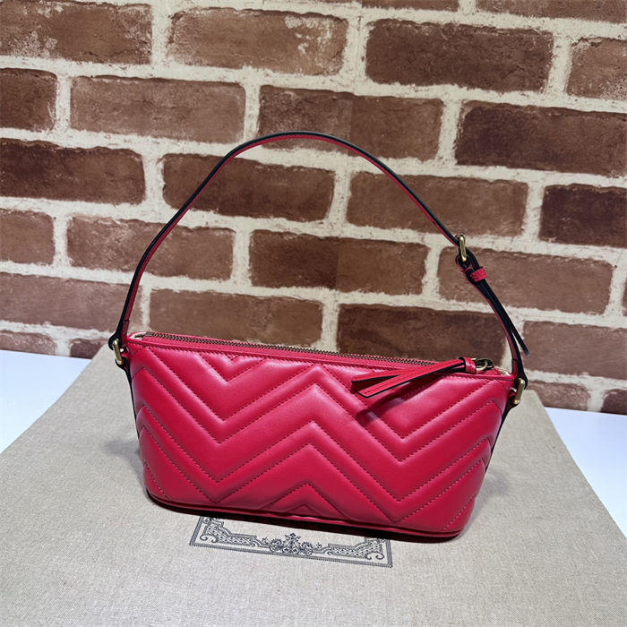 GG Marmont shoulder bag Leather 739166 Red High