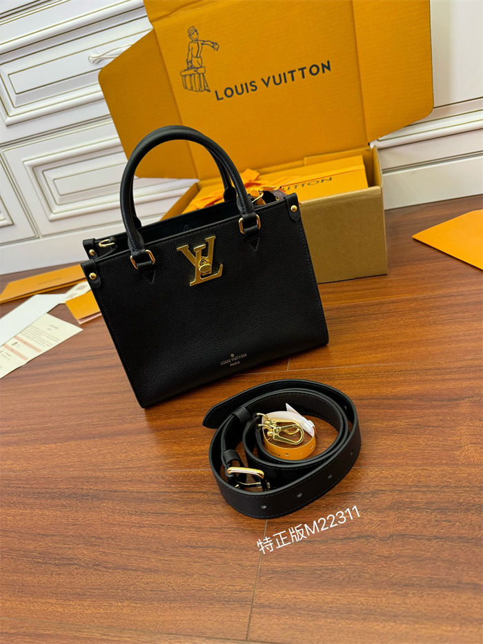 Louis Vuitton Lock & Go Grained calf leather M23637 Top