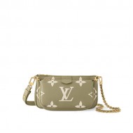 Louis Vuitton Multi Pochette Accessoires Embossed supple grained cowhide leather M22670 Top