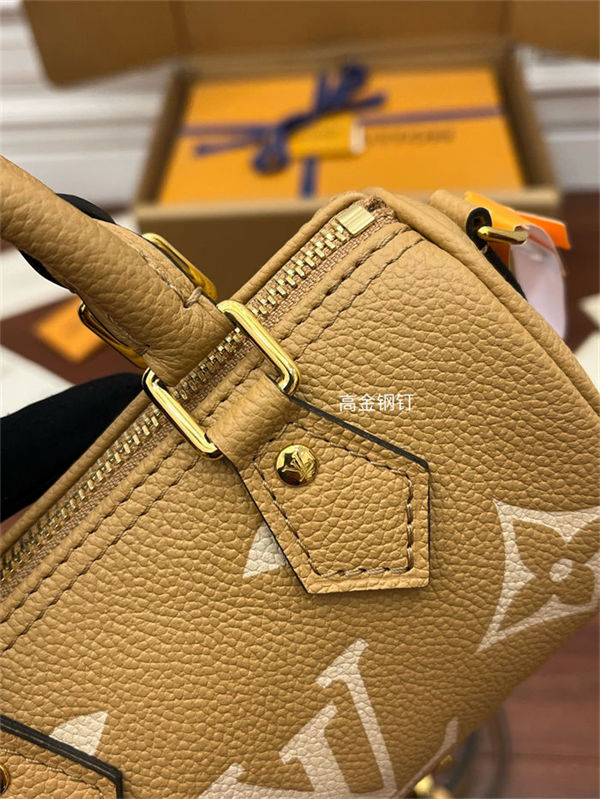 Louis Vuitton NANO SPEEDY Monogram Empreinte Leather M81457 Top