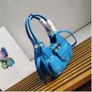 Prada Moon padded nappa-leather bag 1BA381 Blue High