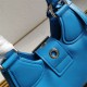 Prada Moon padded nappa-leather bag 1BA381 Blue High