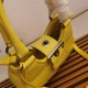 Prada Moon padded nappa-leather bag 1BA381 Yellow High