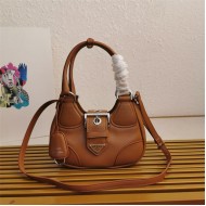 Prada Moon padded nappa-leather bag 1BA381 Caramel High