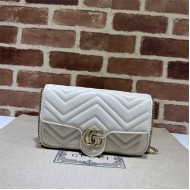 GG MARMONT MINI BAG With Card Case 751526 White High