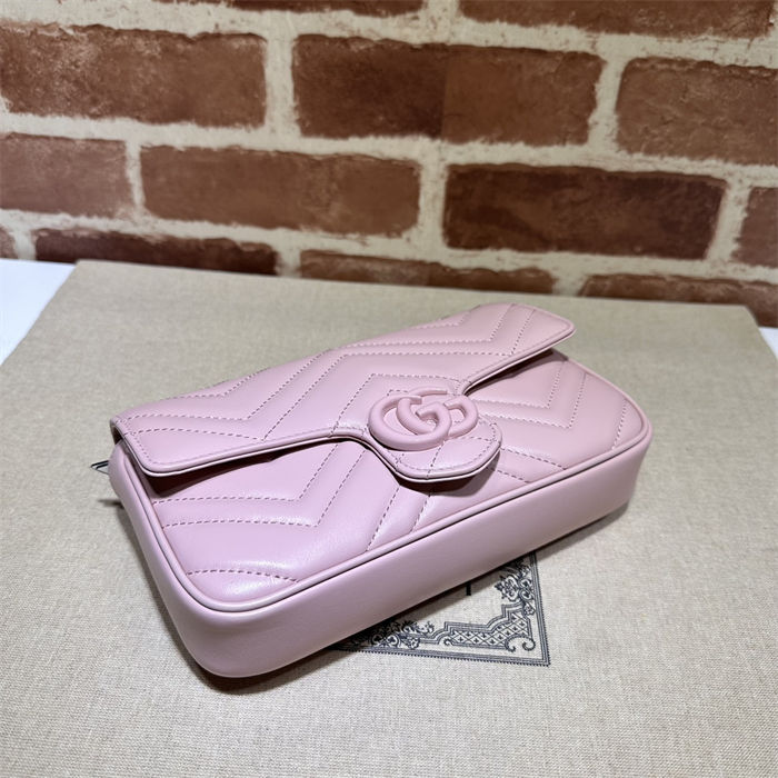 GG MARMONT MINI BAG With Card Case 751526 Pink High