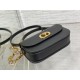 Small 30 Montaigne Avenue Bag Box Calfskin Black High