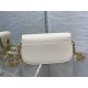 Small 30 Montaigne Avenue Bag Box Calfskin Ivory High