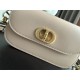 Small 30 Montaigne Avenue Bag Box Calfskin Beige High