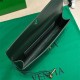 BV Long Clutch Andiamo With Handle Emerald green High