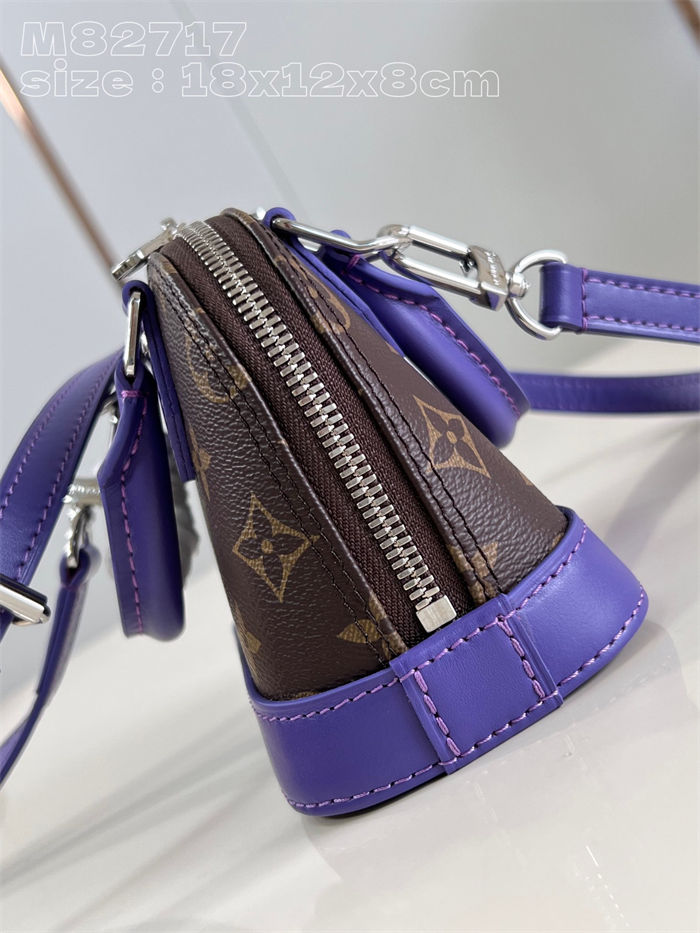 Louis Vuitton Nano Alma Monogram Canvas M82717 Purple High