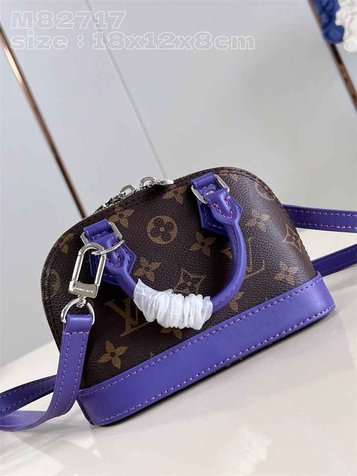 Louis Vuitton Nano Alma Monogram Canvas M82717 Purple High