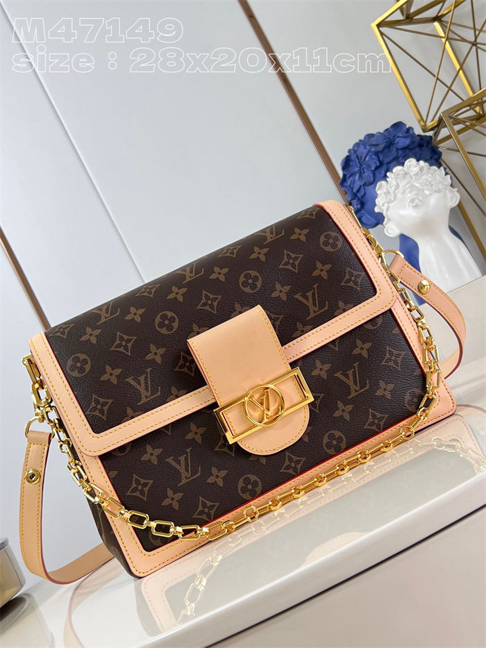 Louis Vuitton Dauphine Soft GM Monogram coated canvas M47149 High