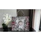 LARGE Dior BOOK TOTE Plan de Paris Embroidery Beige High