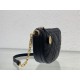 Diorstar Callisto Bag Macrocannage Lambskin Black High