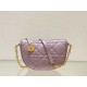 Diorstar Callisto Bag Macrocannage Lambskin Pink High