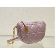 Diorstar Callisto Bag Macrocannage Lambskin Pink High