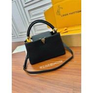 Louis Vuitton CAPUCINES MM Taurillon Leather Black M42259 Top