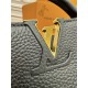 Louis Vuitton CAPUCINES MINI Taurillon Leather Black M56071 Top