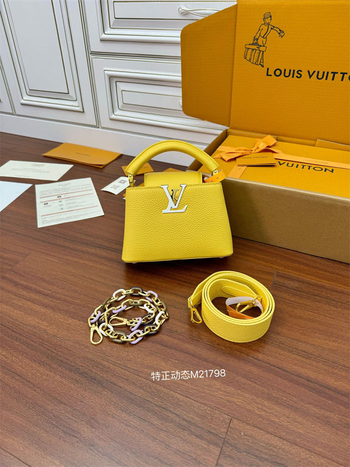 Louis Vuitton CAPUCINES MINI Taurillon Leather M21798 Top