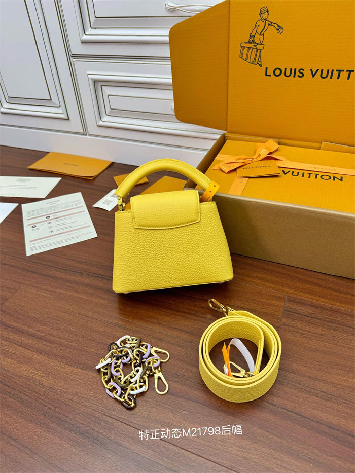 Louis Vuitton CAPUCINES MINI Taurillon Leather M21798 Top