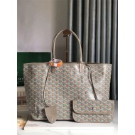 Saint Louis Claire-Voie PM Bag Goyardine Canvas & Chevroches Calfskin High