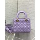 SMALL LADY Dior MY ABCDior BAG Cannage Lambskin Lilac High