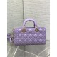 LADY D-JOY BAG MEDIUM Cannage Lambskin Lilac High