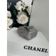 Chanel Mini Backpack Grained Calfskin Gold-Tone Metal AP3753 Silver High