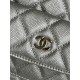 Chanel Mini Backpack Grained Calfskin Gold-Tone Metal AP3753 Silver High