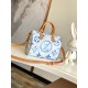 Louis Vuitton Speedy Bandouliere 25 Bag Monogram Tiles coated canvas Lagoon Blue M11264 High