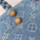 Louis Vuitton Let Go PM Monogram Denim Sky Blue Denim M24897 High